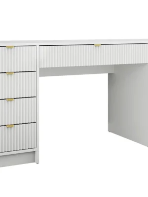 Τραπέζι γραφείου Comfivo Larmire 110 (Άσπρο)